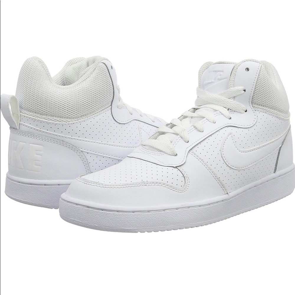 Nike White Court Borough Mid Basketball Shoes